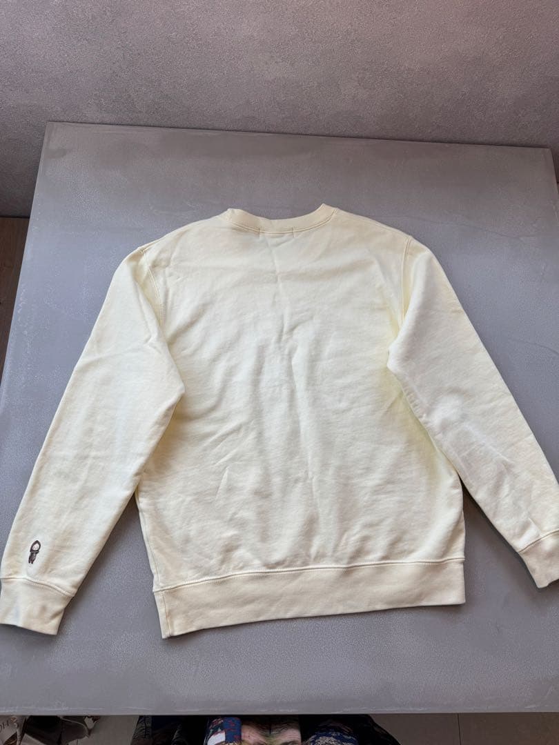 yukiemon ぺたぺたきせかえトレーナー　ベビーイエロー　Mサイズ