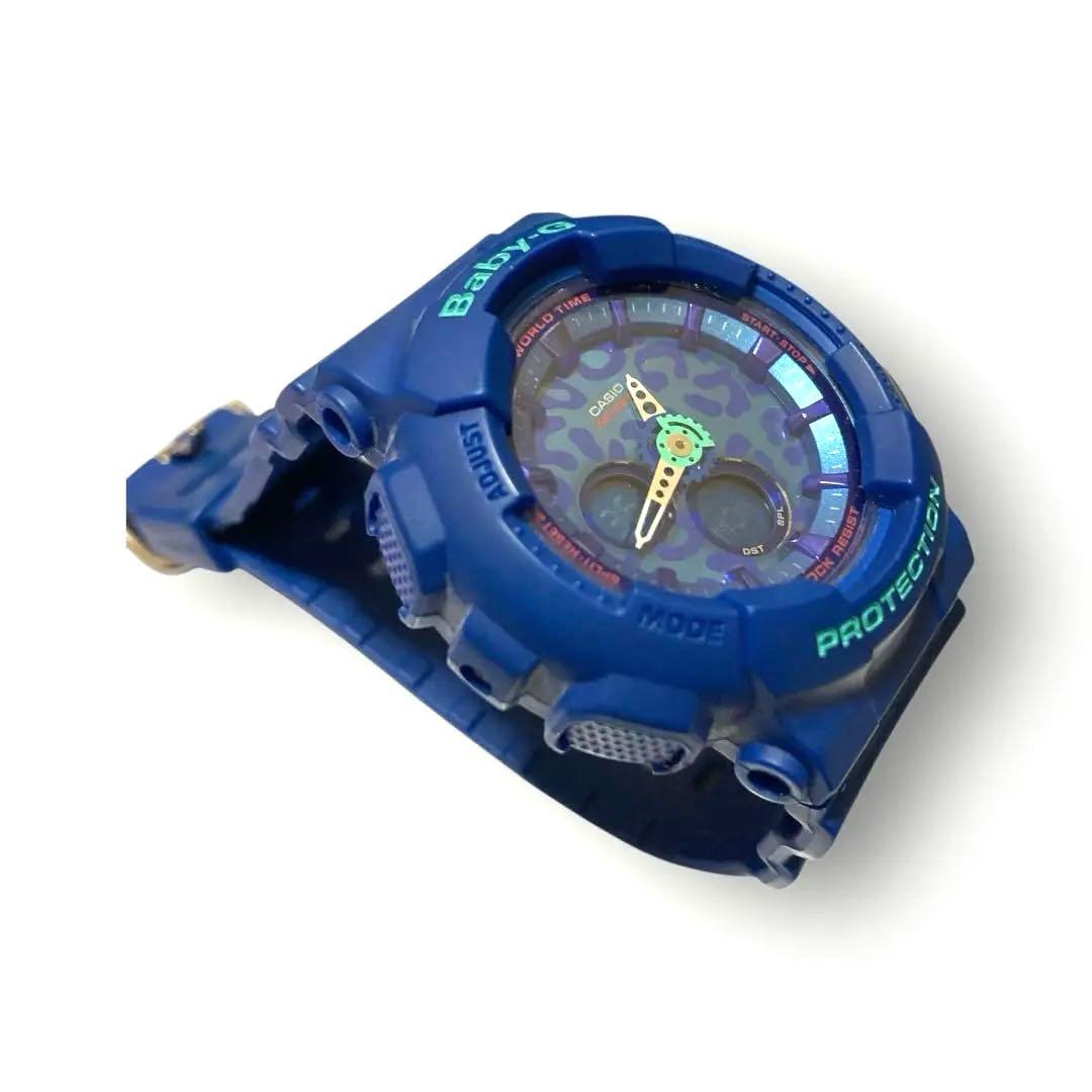 激レア Baby-G 腕時計 レオパード青