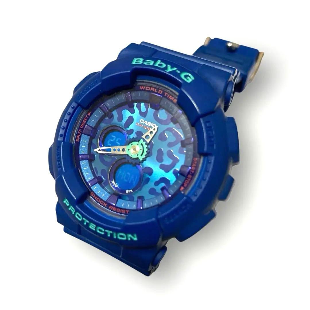 激レア Baby-G 腕時計 レオパード青