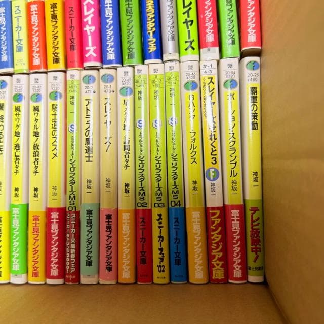 【まとめ売り】神坂一 文庫 79冊 スレイヤーズ シリーズ 地底王国の脅威 他