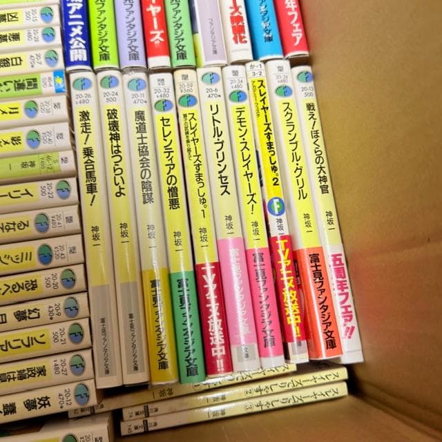 【まとめ売り】神坂一 文庫 79冊 スレイヤーズ シリーズ 地底王国の脅威 他