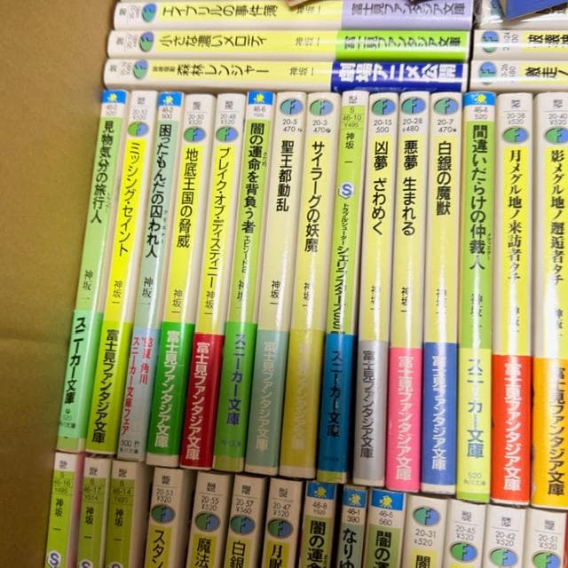 【まとめ売り】神坂一 文庫 79冊 スレイヤーズ シリーズ 地底王国の脅威 他