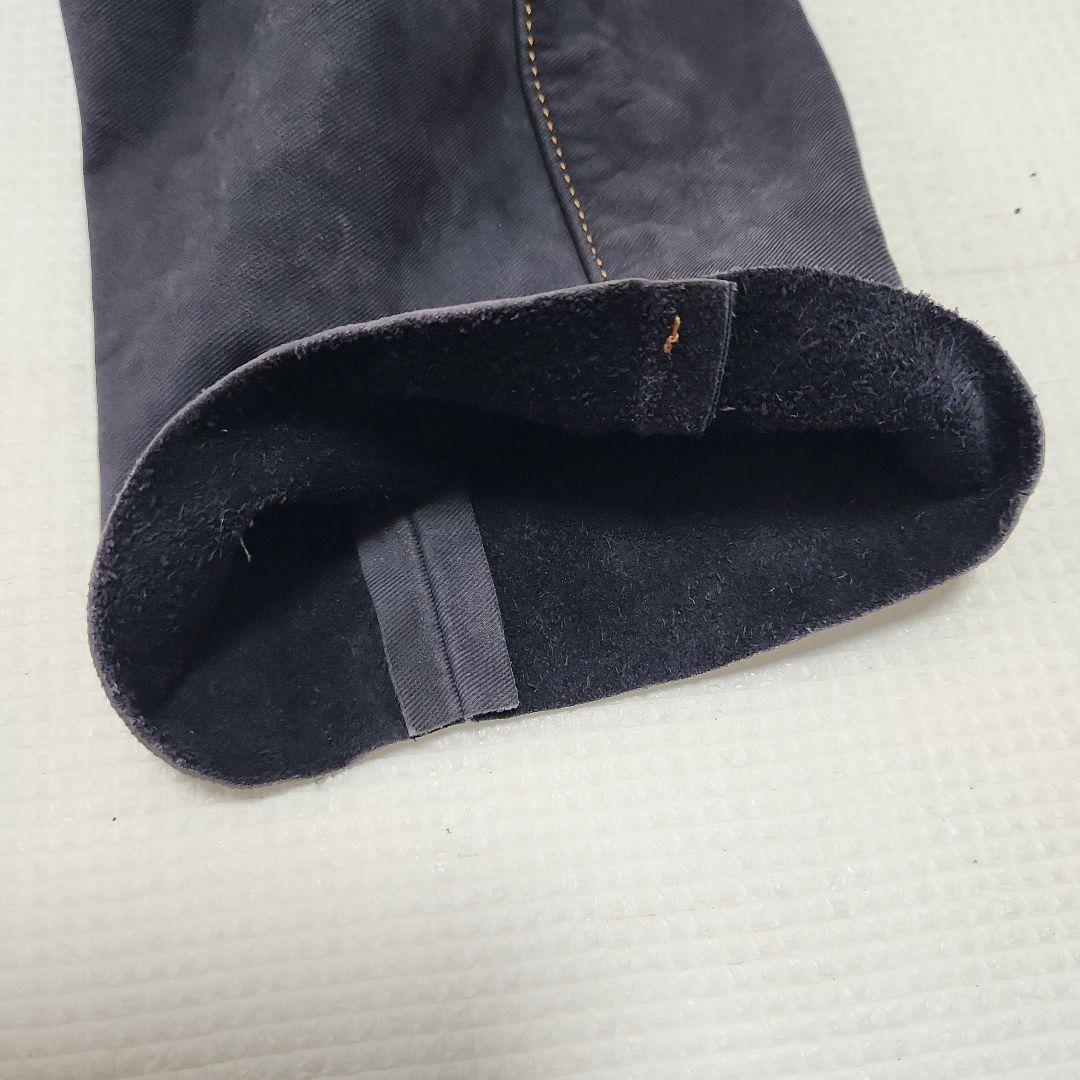 32 クシタニ　エクスプローラージーンズ 革パン　レザーパンツ ストレートタイプ