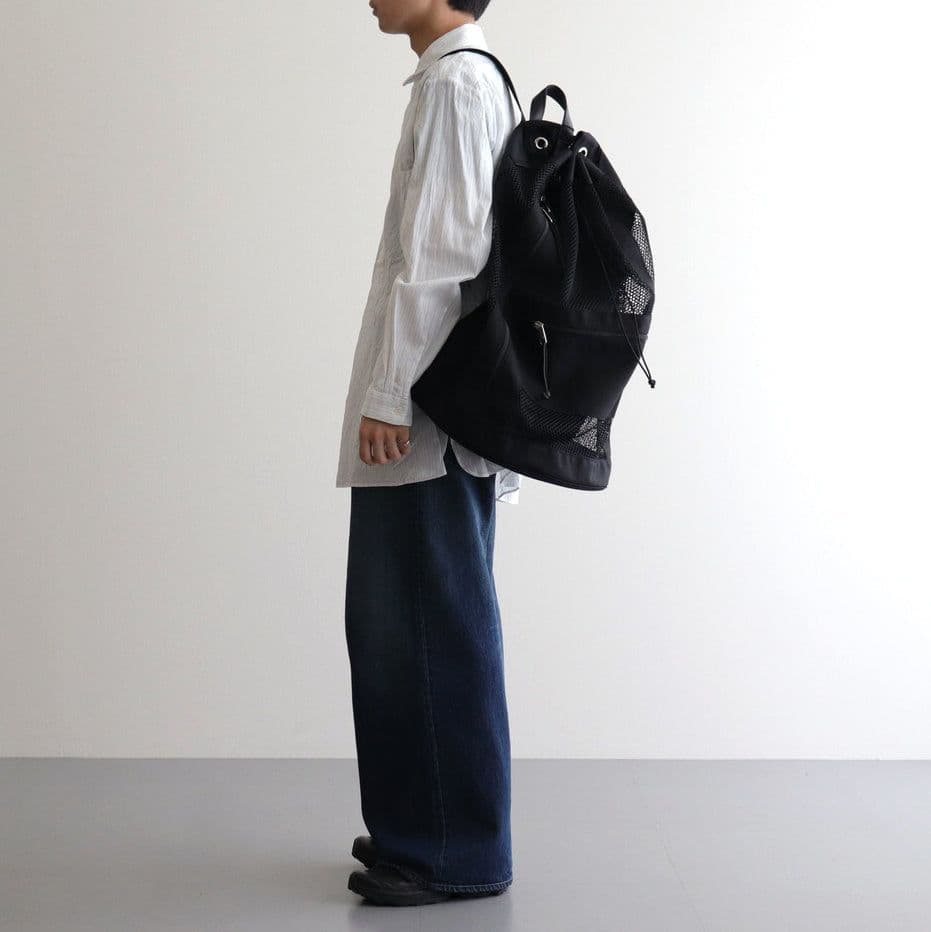 まる AURALEE MESH SMALL BACKPACK