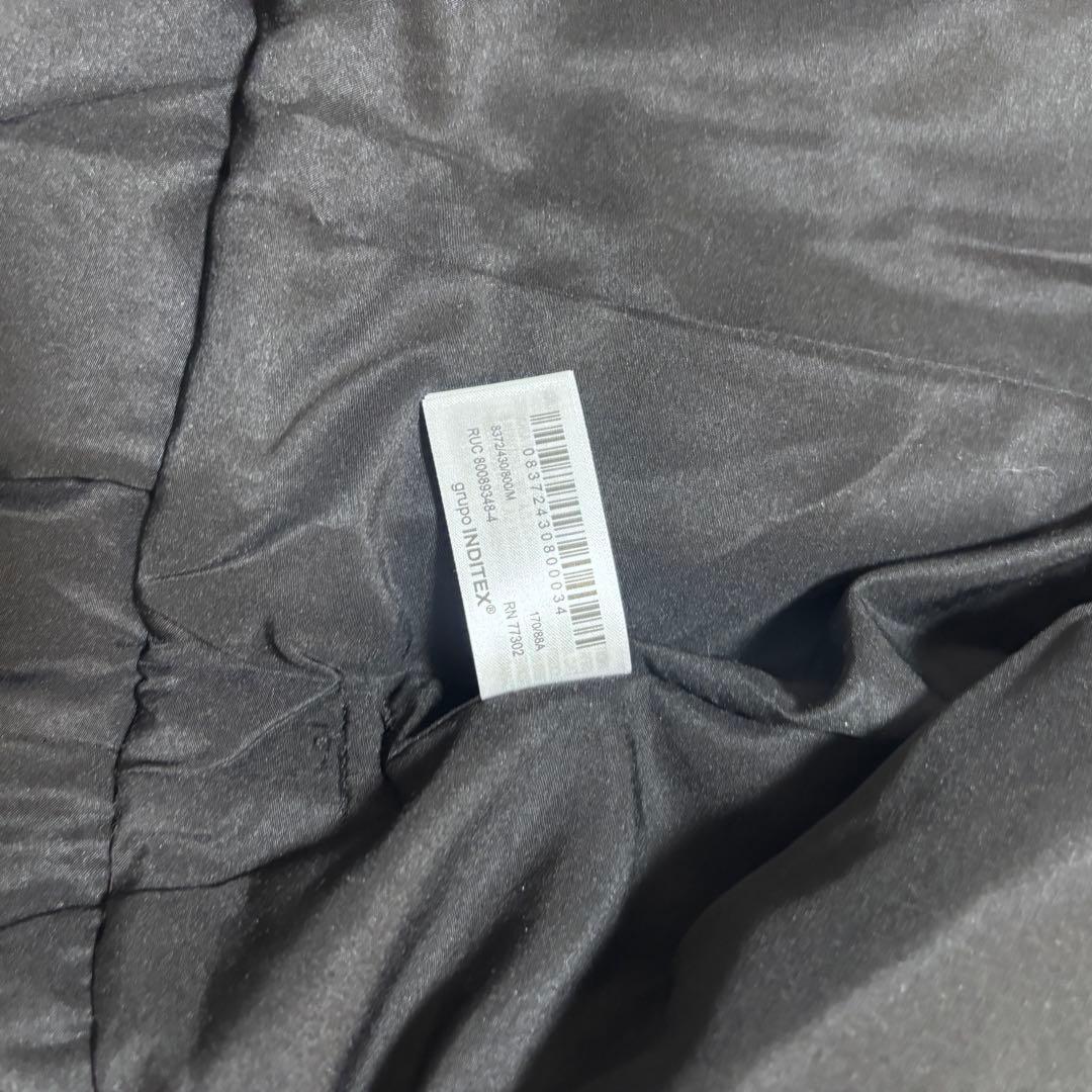 ザラ　完売品　テクスチャ生地　ベルト付きブレザー　ジャケット　アウターMサイズ