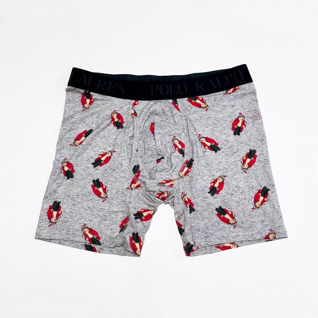 ■POLOポロラルフローレン ポロベアーボクサートランクス3点セットM新品E■