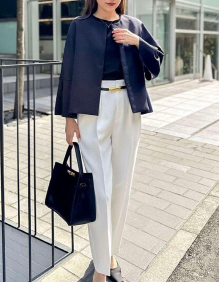 新品 nolley's ノーカラージャケット アウター