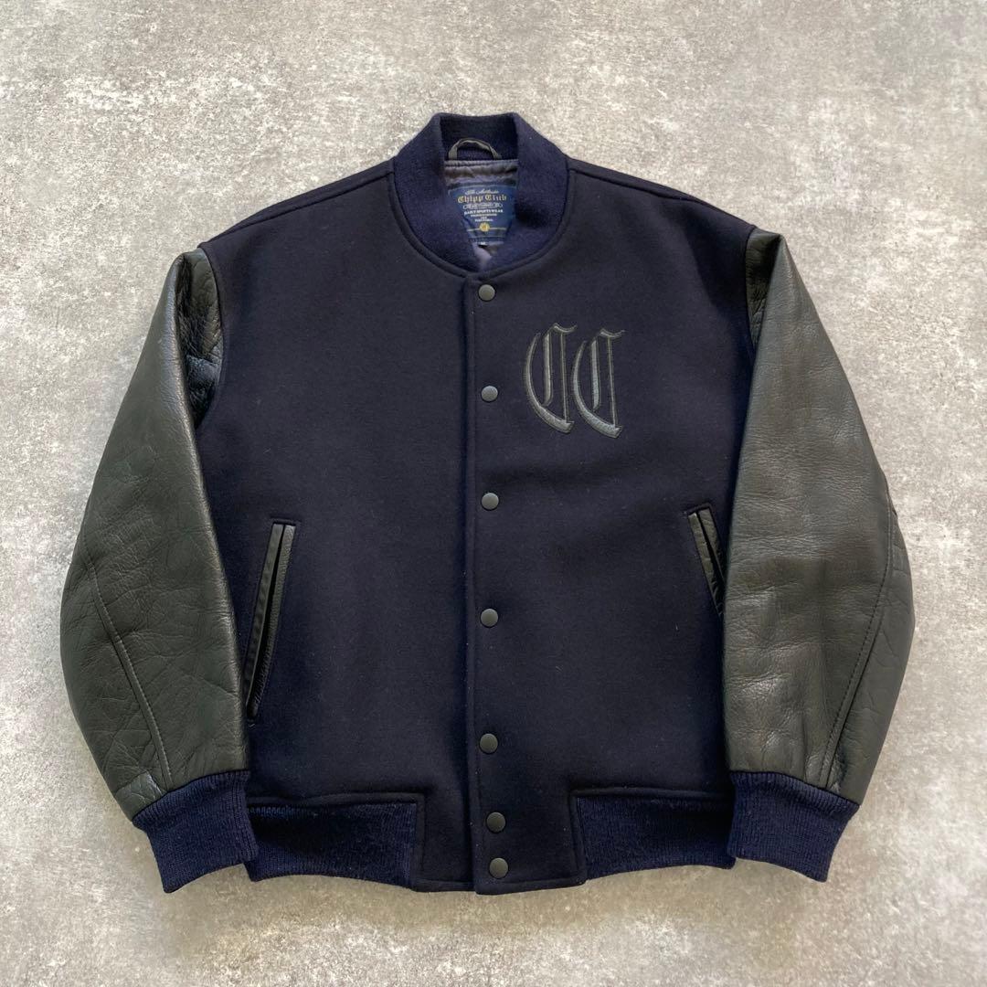 【Macbeth】 chipp club マクベス スタジャン 袖レザー 80s