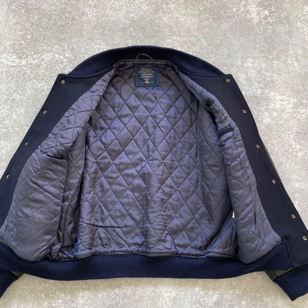 【Macbeth】 chipp club マクベス スタジャン 袖レザー 80s