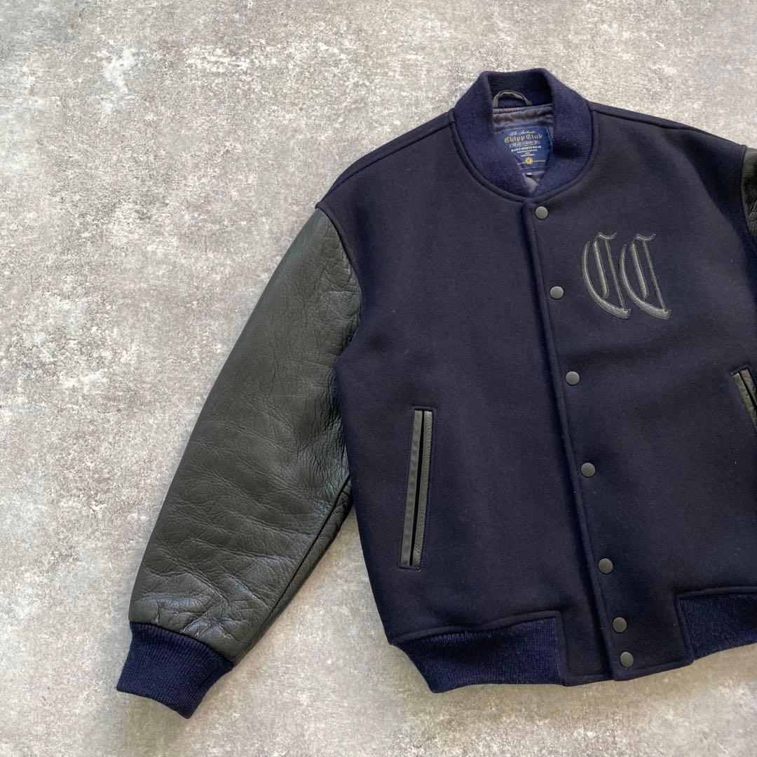 【Macbeth】 chipp club マクベス スタジャン 袖レザー 80s