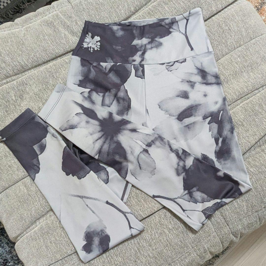 Real Stone フルレギンス グレー ヨガウェア M