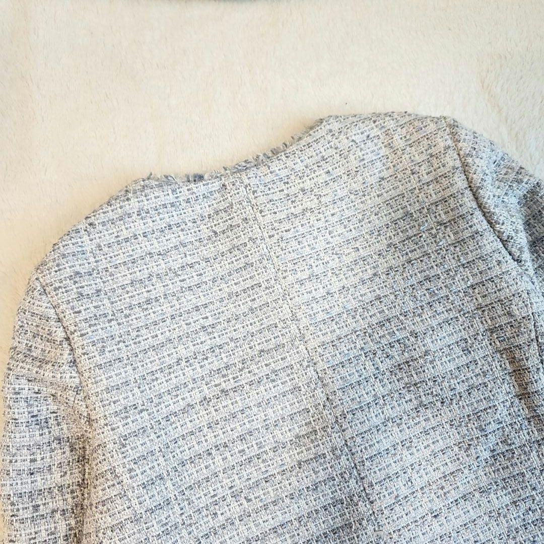 R*o様 美品✨　anySiS ツイードノーカラーミドル ジャケット 24AW