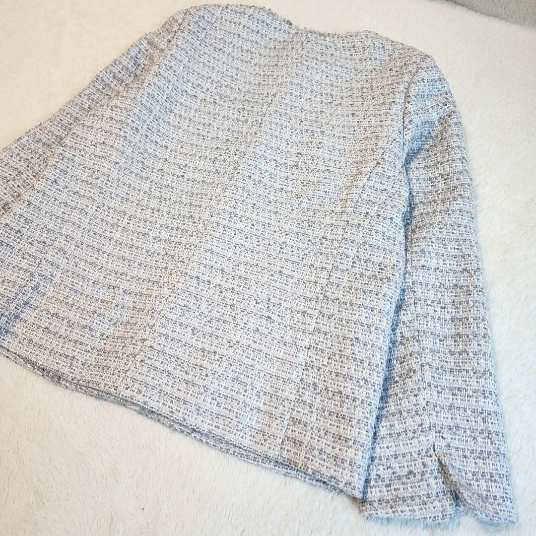 R*o様 美品✨　anySiS ツイードノーカラーミドル ジャケット 24AW