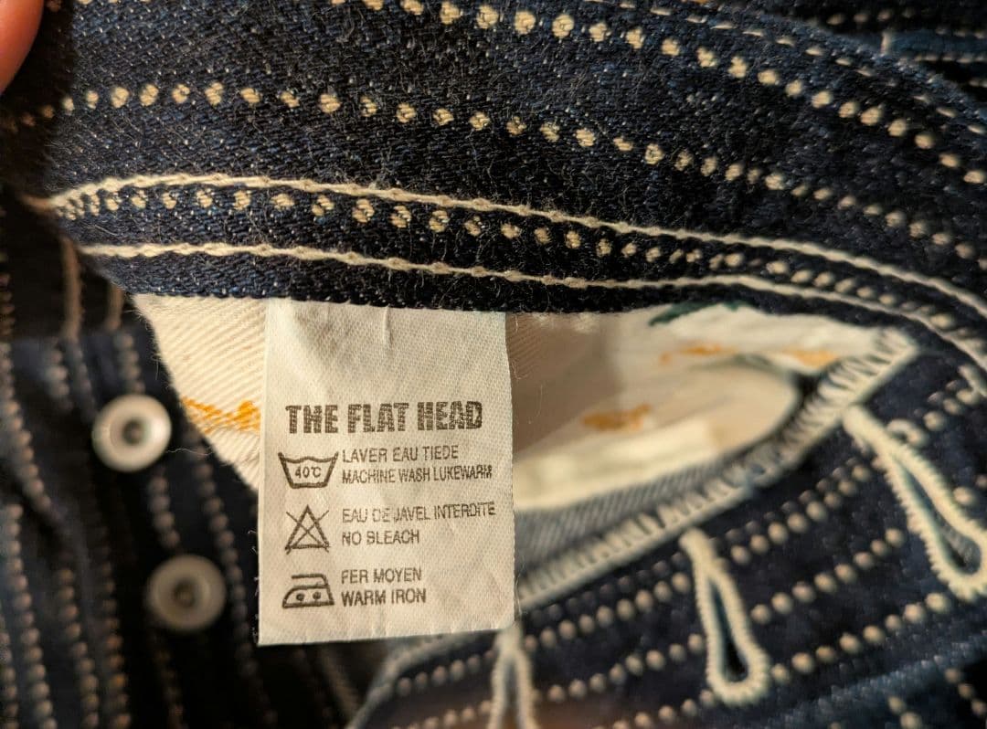 WPN-03W　ウォバッシュペインターパンツ　フラットヘッド　デニムジーンズ