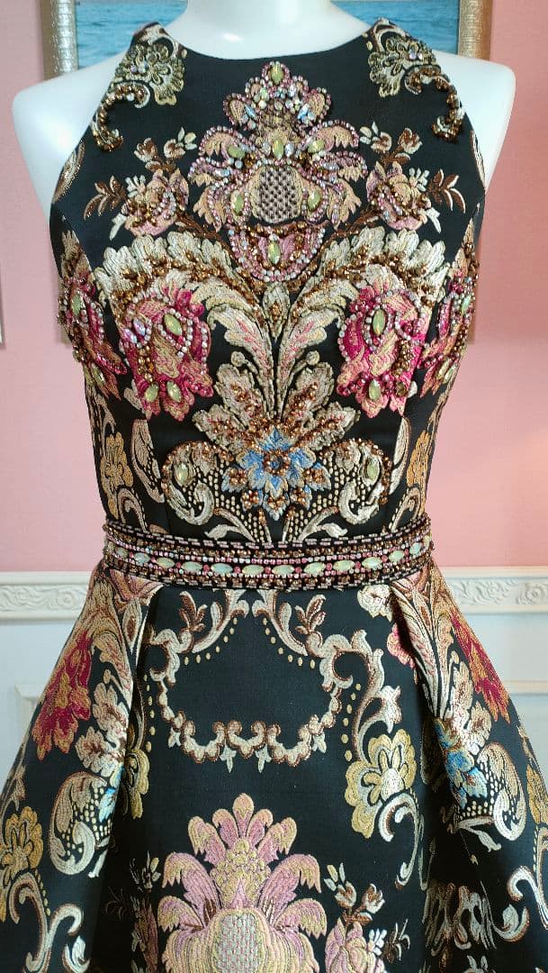 JOVANI かなり豪華なミニ丈　ドレスワンピース♡