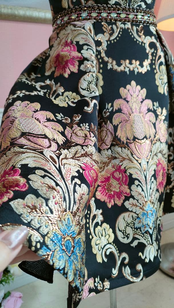 JOVANI かなり豪華なミニ丈　ドレスワンピース♡