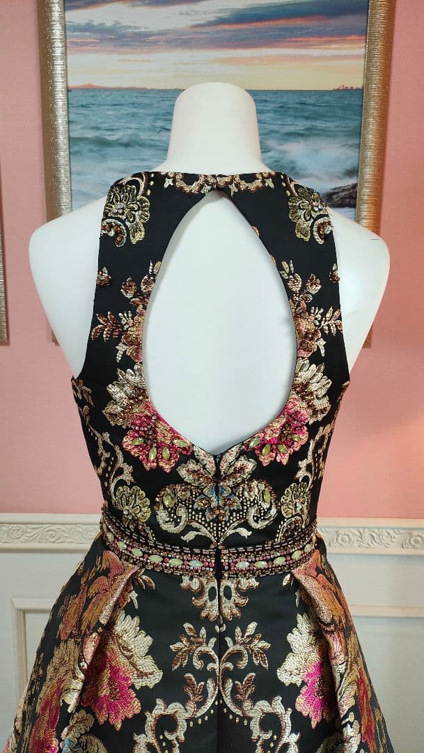 JOVANI かなり豪華なミニ丈　ドレスワンピース♡