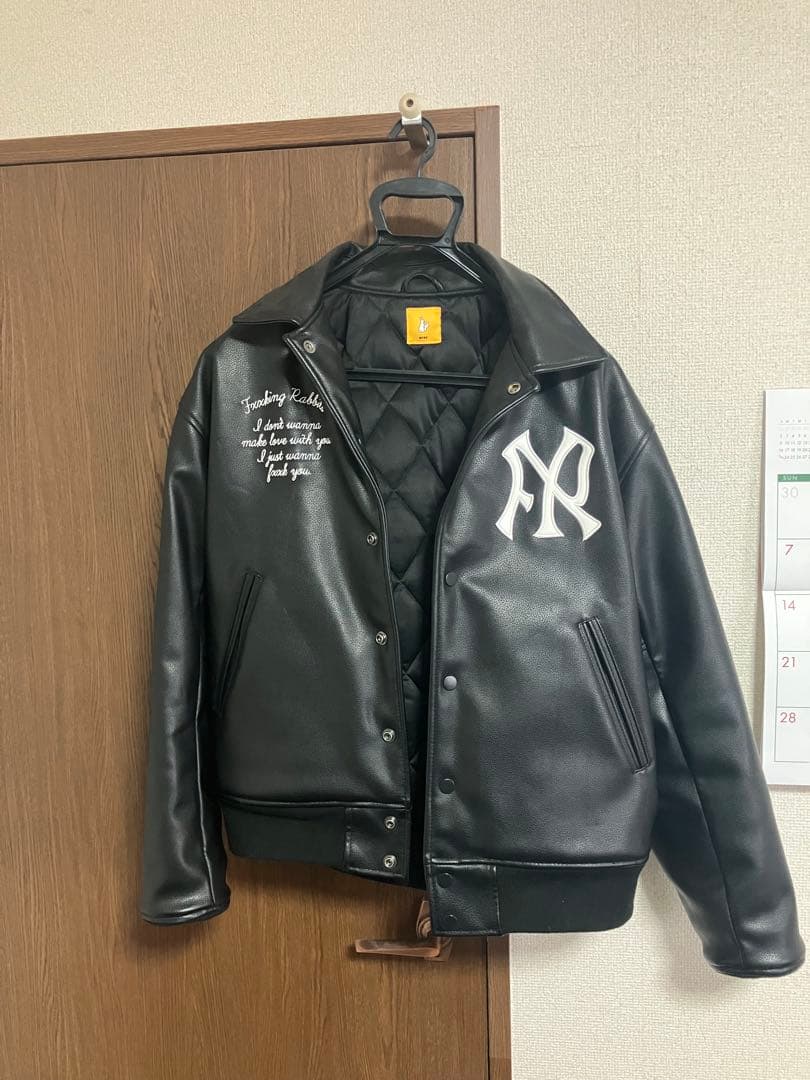 ジャケット・アウター FR2 Neo Leather Varsity Jacket