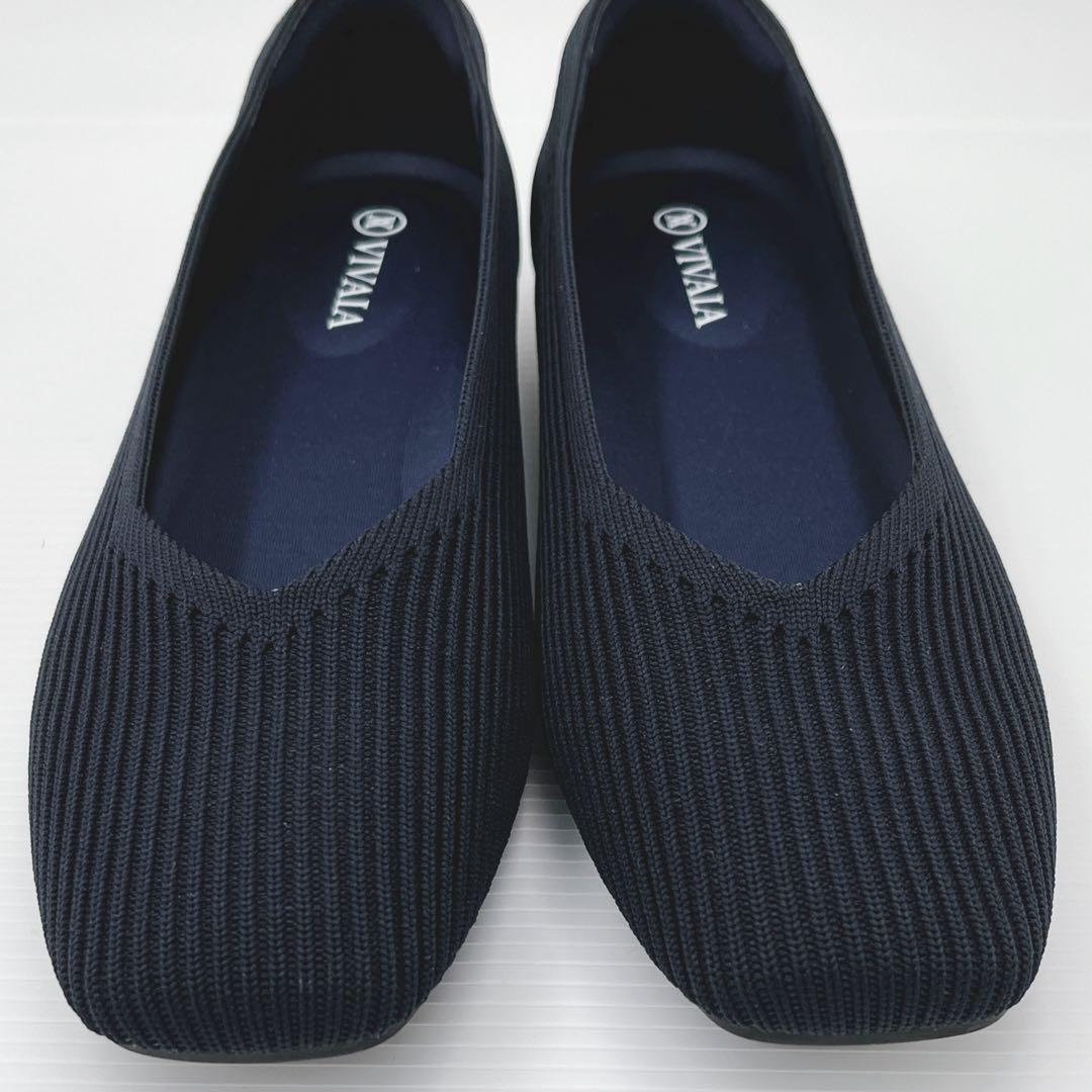 なな　極美品VIVAIA　margot2.0スクエアトゥ　フラットパンプス