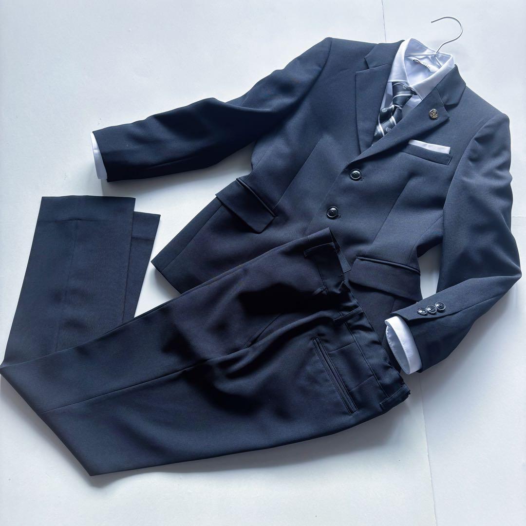 美品 ワルツバイビ－ムスデサイン フォ－マルス－ツ ブラック 卒服 150