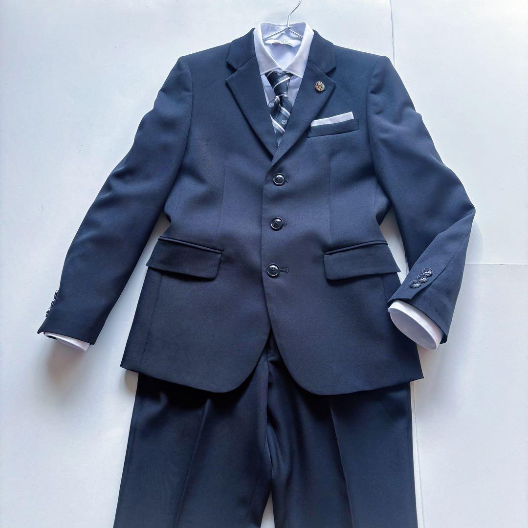 美品 ワルツバイビ－ムスデサイン フォ－マルス－ツ ブラック 卒服 150