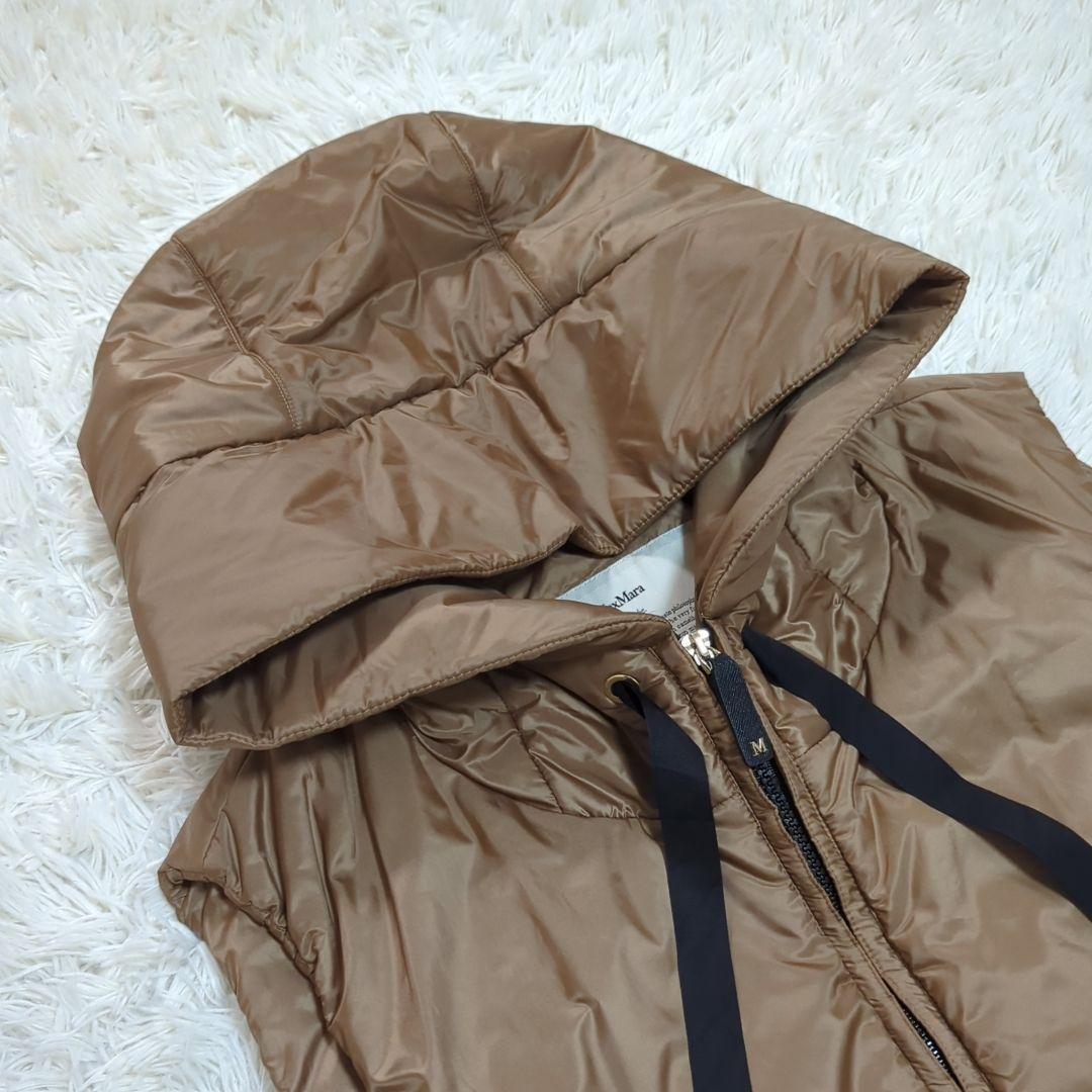 未使用級 マックスマーラ キューブ テクニカルキャンバスショートジレ 44