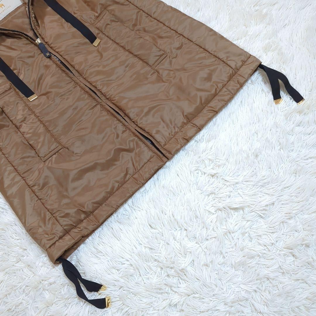 未使用級 マックスマーラ キューブ テクニカルキャンバスショートジレ 44