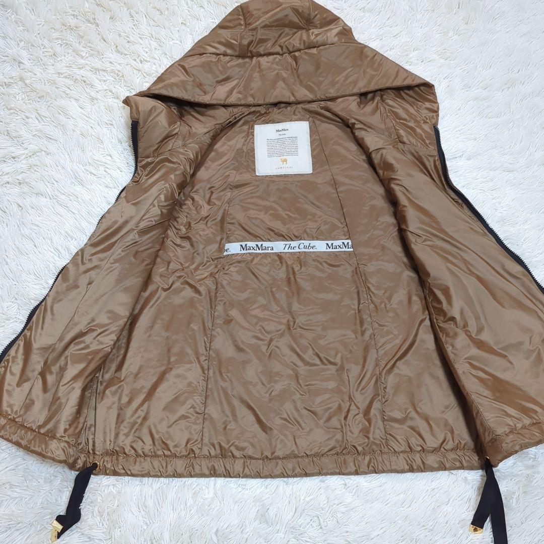 未使用級 マックスマーラ キューブ テクニカルキャンバスショートジレ 44