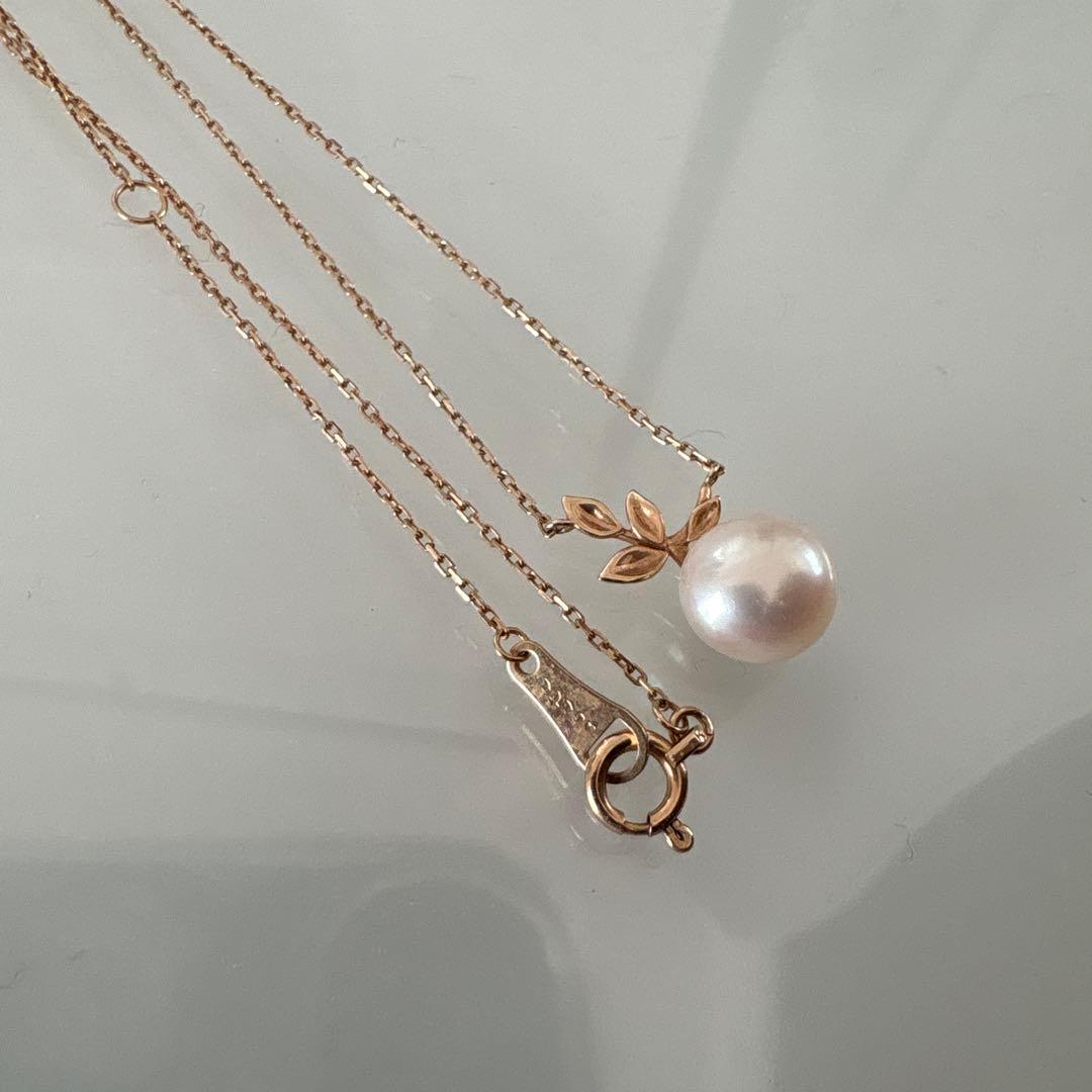 agete k10 パールネックレス