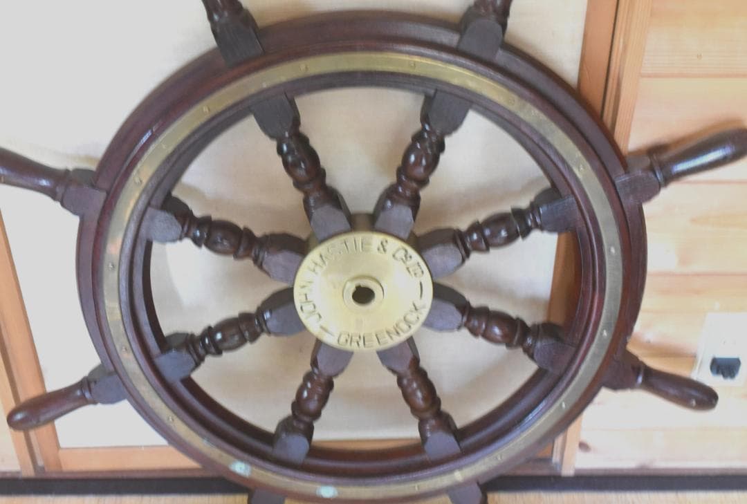 船舶用舵輪●John Hastie & Co. Ltd製造●24-06-19