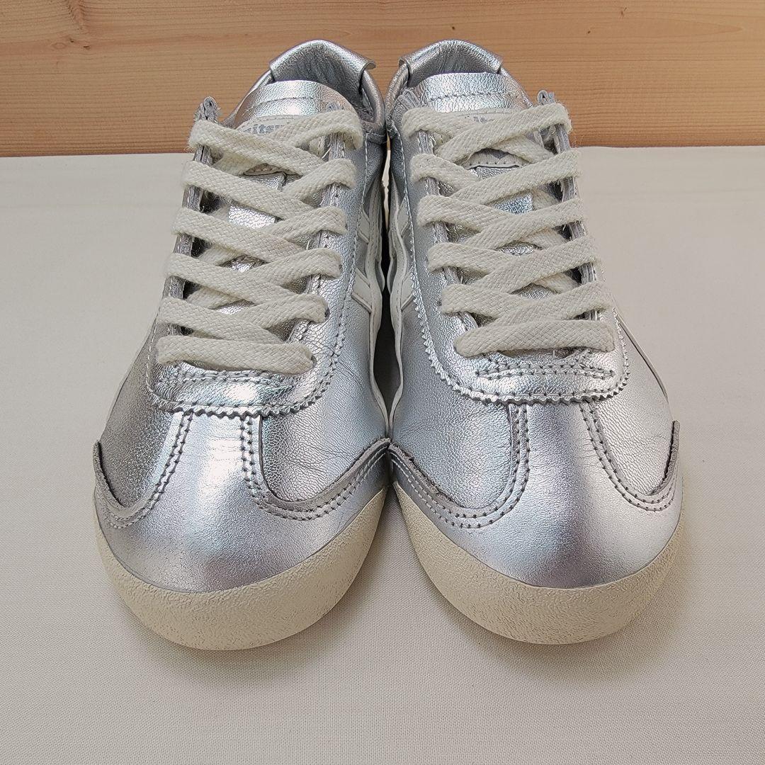 オニツカタイガー メキシコ66 シルバー/ホワイト 24cm