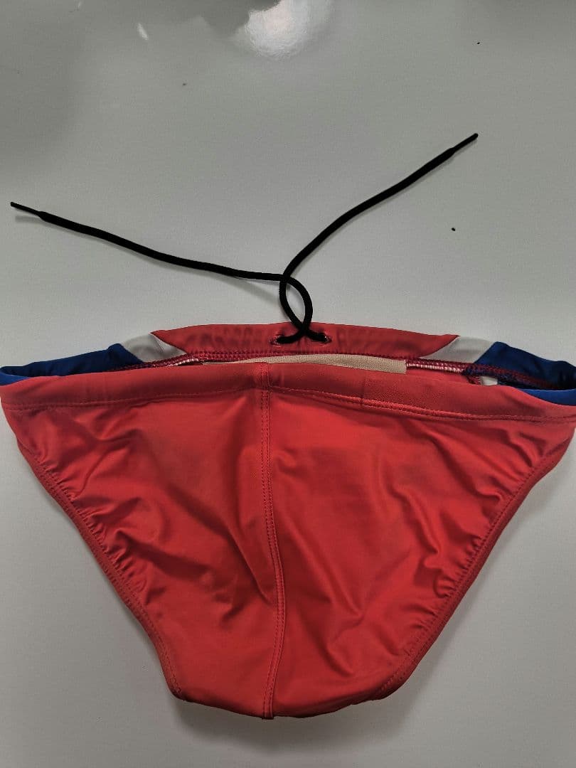 ASICS 競泳水着 Mサイズ 赤/青　ハイドロCD