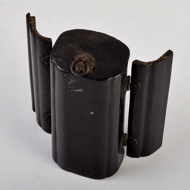 金嶺(かなみね) 仏教美術　木彫　仏像　豆仏　懐中仏　厨子付　C　8901