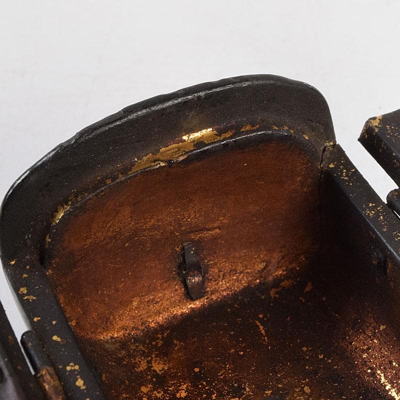 金嶺(かなみね) 仏教美術　木彫　仏像　豆仏　懐中仏　厨子付　C　8901