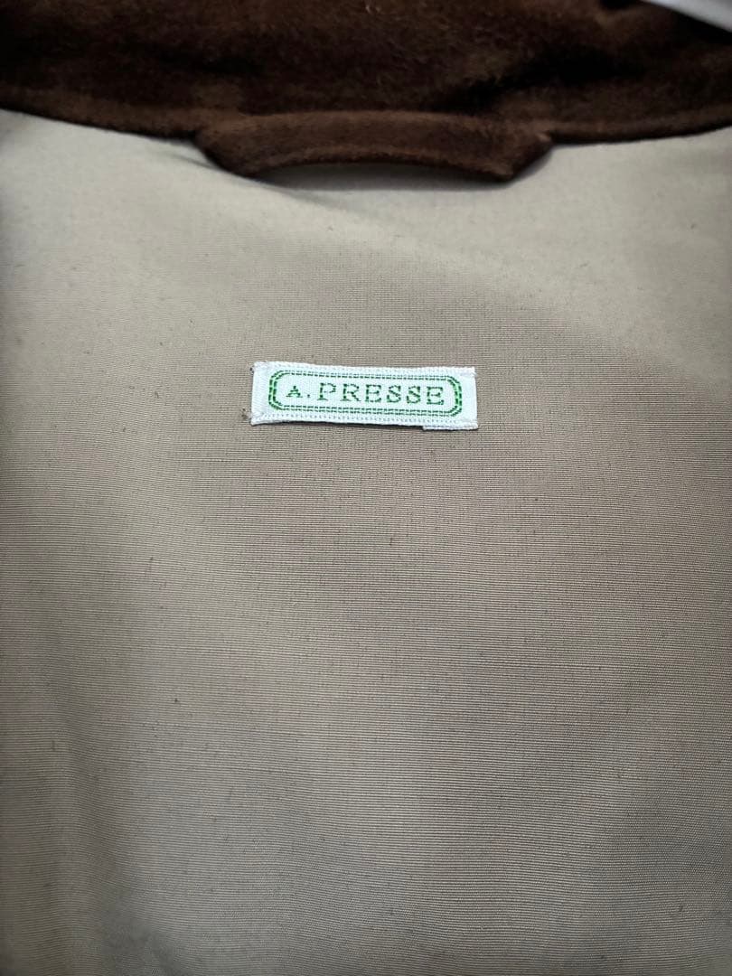 23AW アプレッセ Suede Down Vest