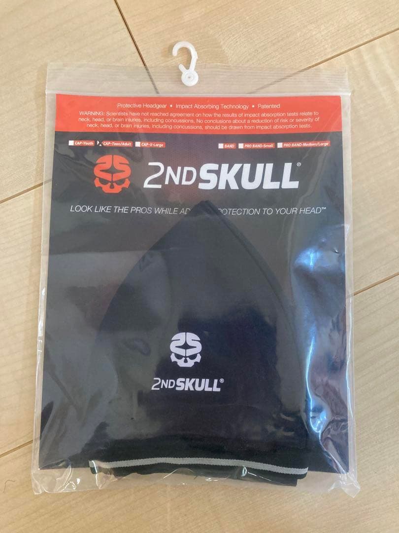 【新品】セカンドスカルキャップ2ND SKULL CAP/ヘッドギア/大人用 黒