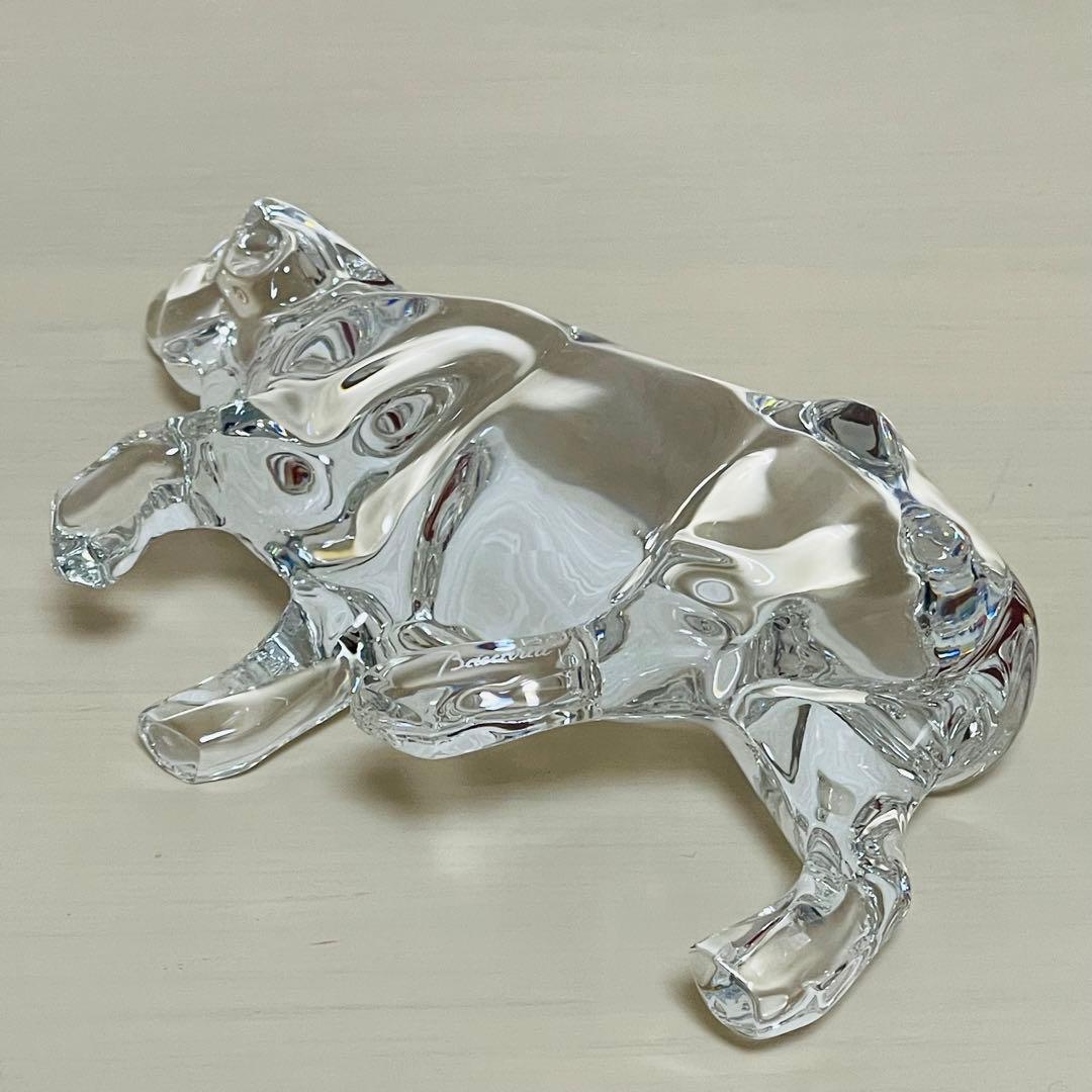 Baccarat バカラ 干支 クリスタル フィギュリン 置物 丑 牛 ウシ