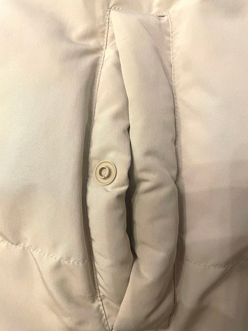 【美品】GALLARDAGALANTガリャルダガランテ ダウンベスト ベージュ