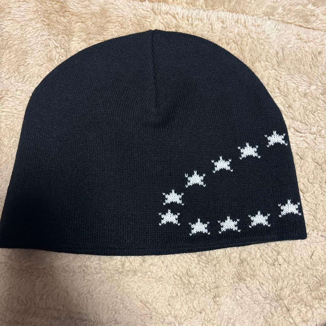 ブラックニット帽 afb