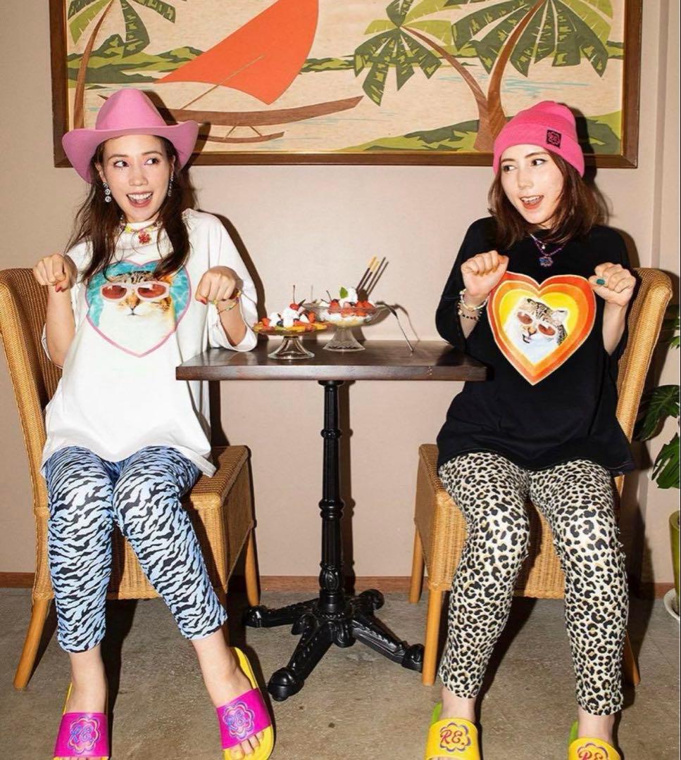 新品未使用　未開封　仲里依紗　RE. アニマルレギンス（レオパード）Fサイズ