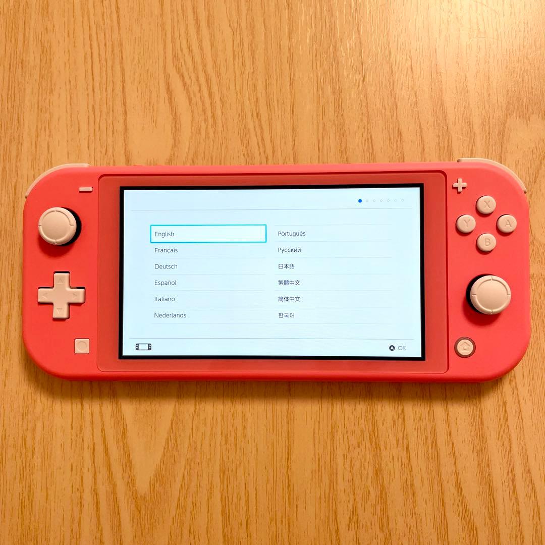 【最終値下げ】美品　Switch　ライト　あつまれどうぶつの森　セット　ピンク