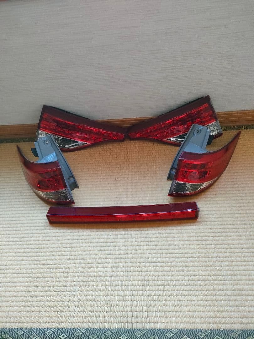 エスティマ50中期テールランプ 5点セット 赤