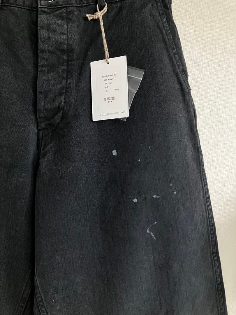 HERILL USMC HBTパンツ BLACK 2 新品タグ付き