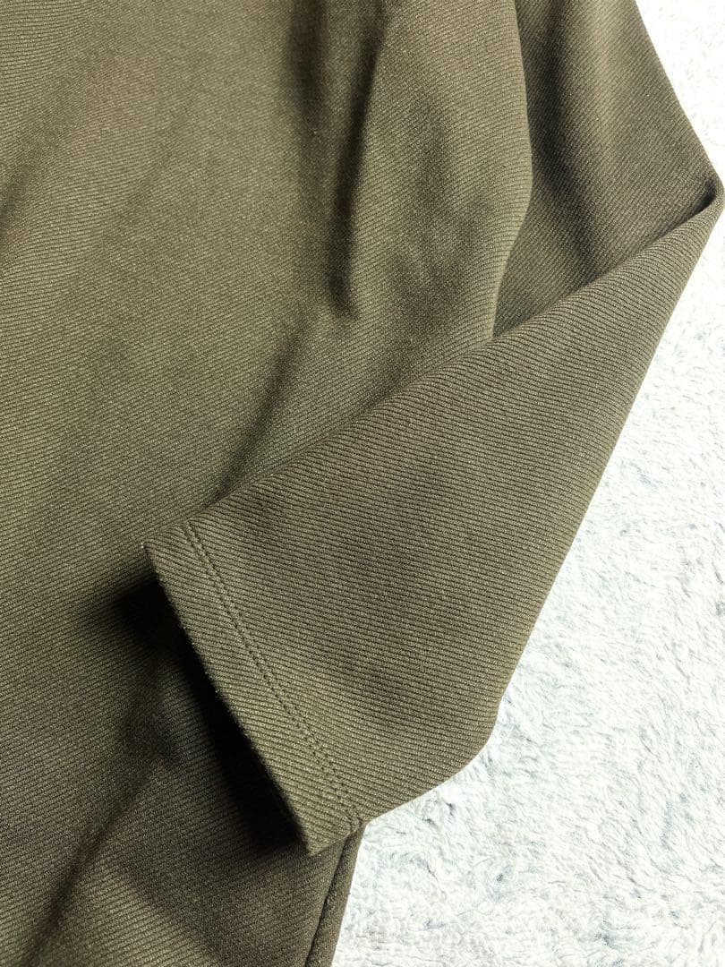 【UN3D. 】アンスリード レイヤードスウェットワンピース 38 オリーブ