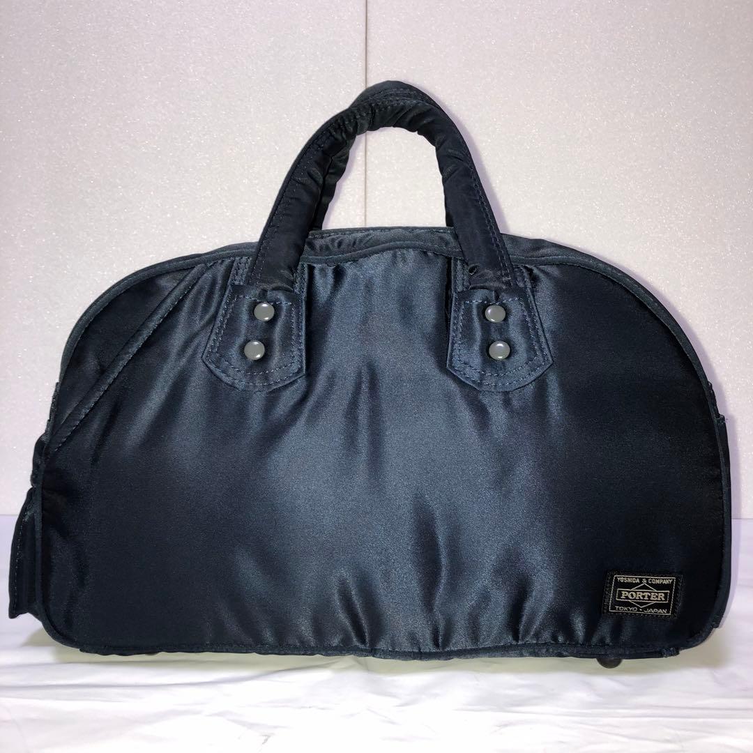 未使用級✨ヘッドポーター ミニボストンバッグ ハンドバッグ ネイビー 藤原ヒロシ