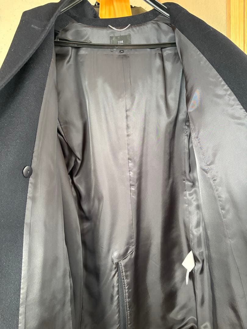 m*p様 極美品！　23区 アンゴラ　ビーバーフーデッドコート　即購入可