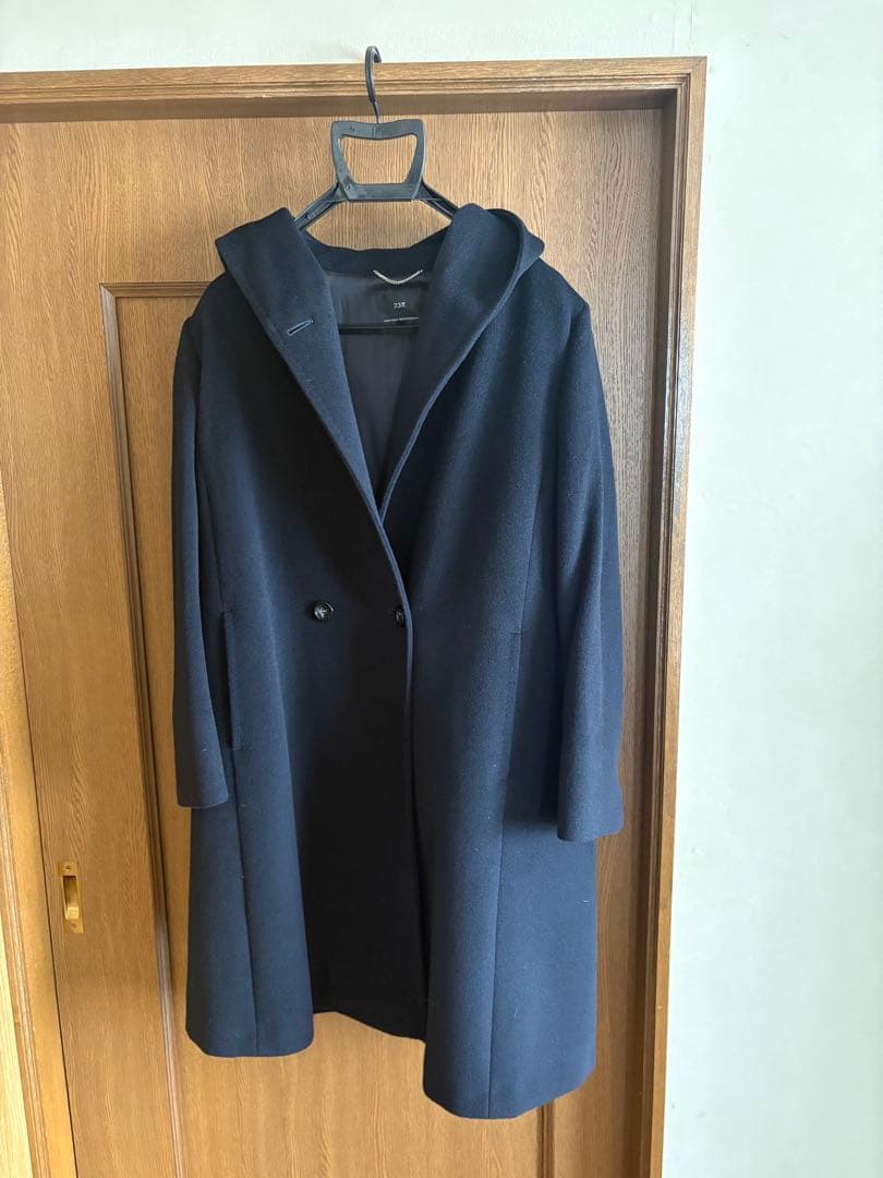 m*p様 極美品！　23区 アンゴラ　ビーバーフーデッドコート　即購入可