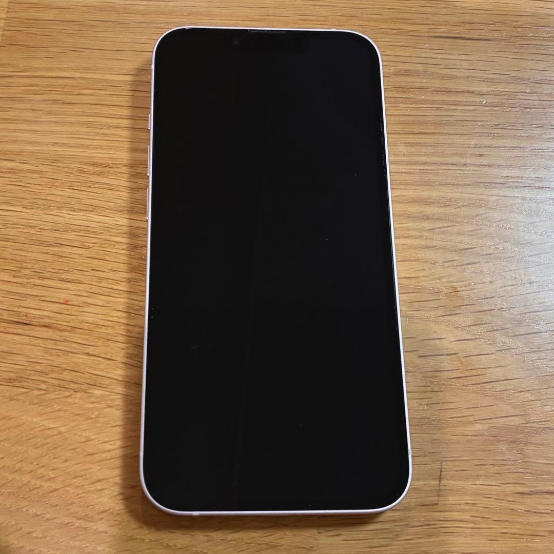 【256GB】iPhone 13 ピンク 箱ケーブル付 ※カメラ周辺のみヒビあり