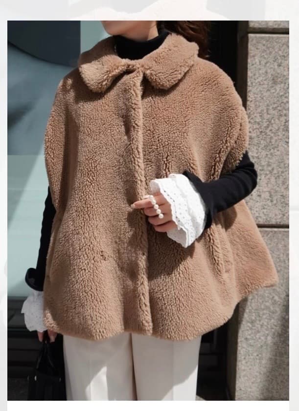 ジャケット・アウター HYEON ted cape / camel