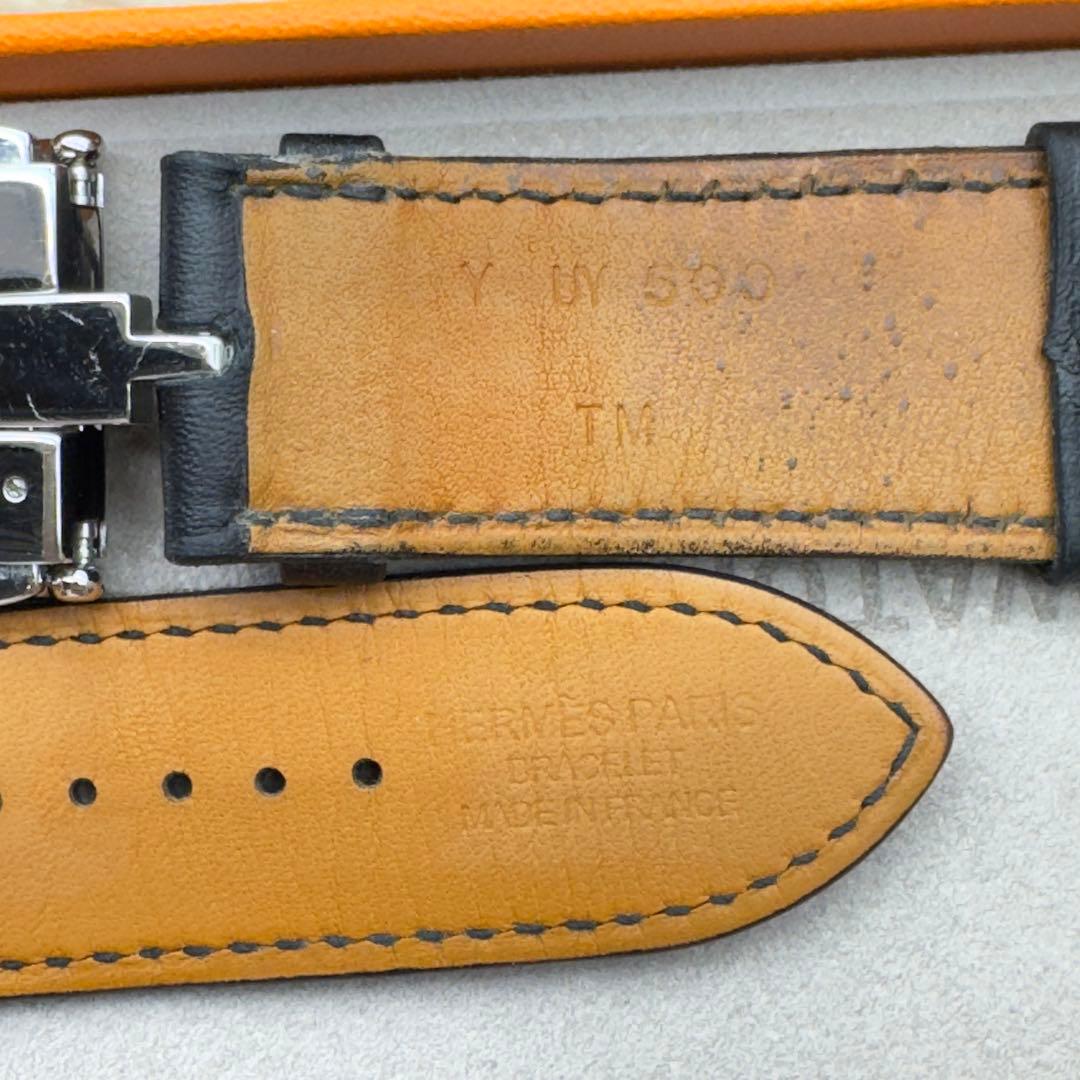 2140 Apple Watch エルメス　ブラック　ディプロイアント　バックル